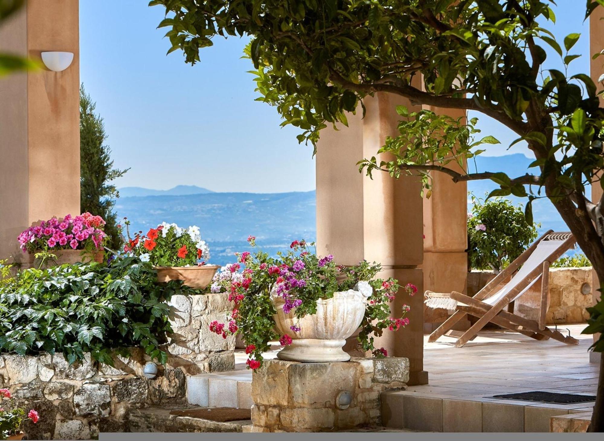 Villa Vollard With Amazing View Pool Iraklio Exterior foto