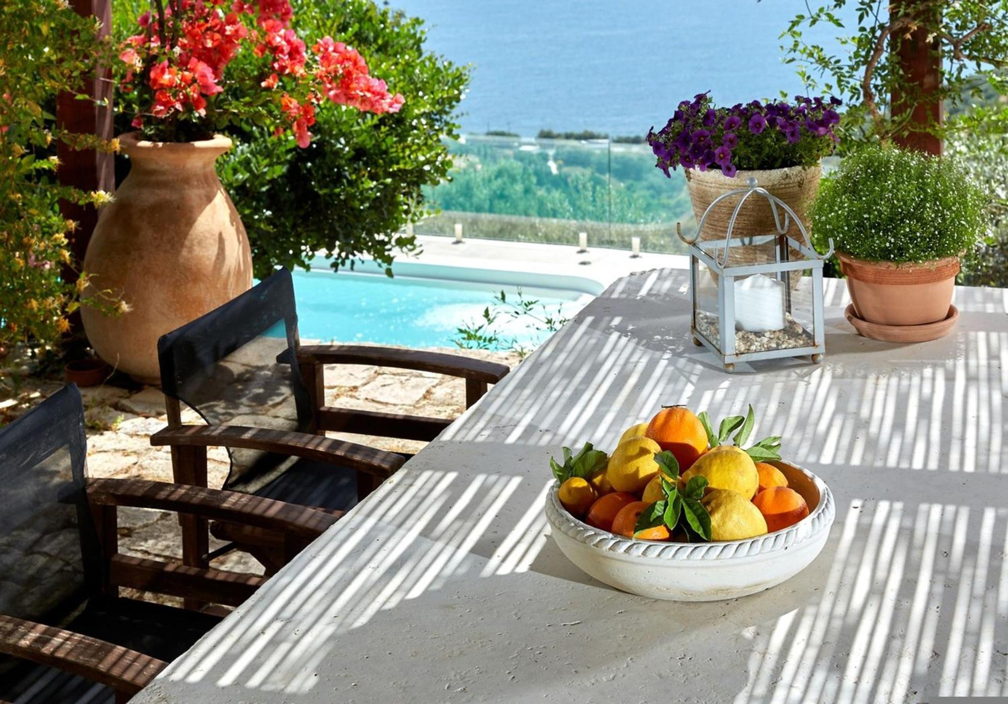 Villa Vollard With Amazing View Pool Iraklio Exterior foto