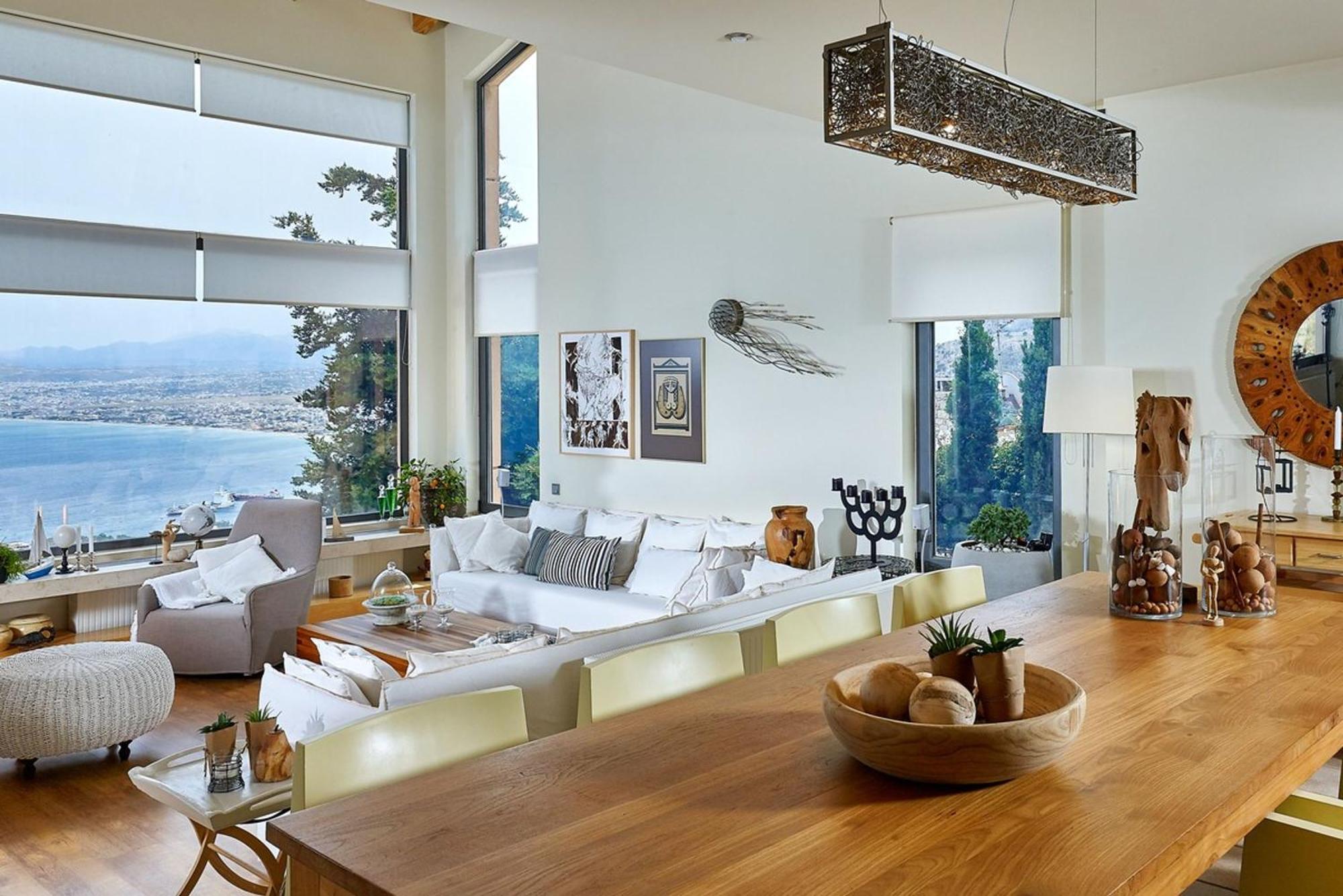 Villa Vollard With Amazing View Pool Iraklio Exterior foto