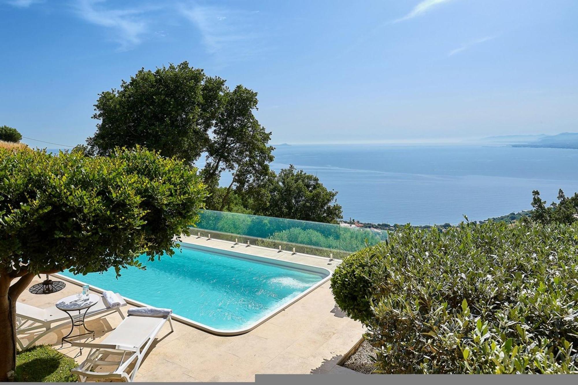 Villa Vollard With Amazing View Pool Iraklio Exterior foto