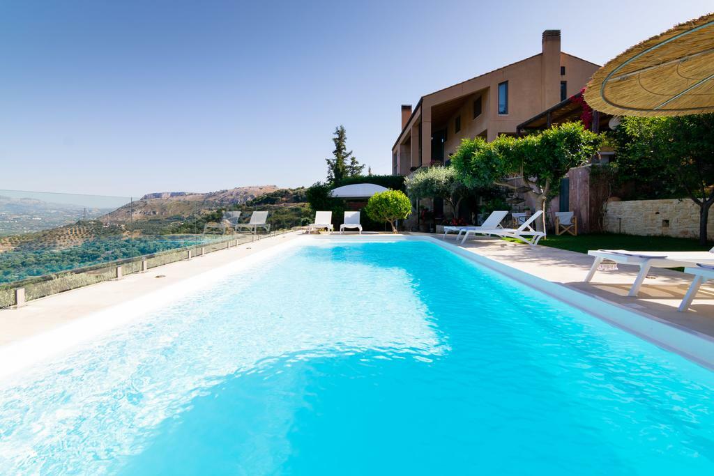 Villa Vollard With Amazing View Pool Iraklio Exterior foto