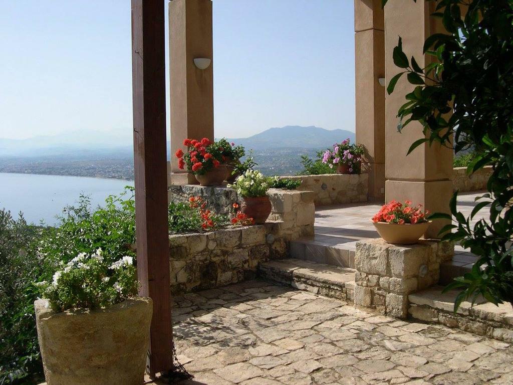 Villa Vollard With Amazing View Pool Iraklio Exterior foto