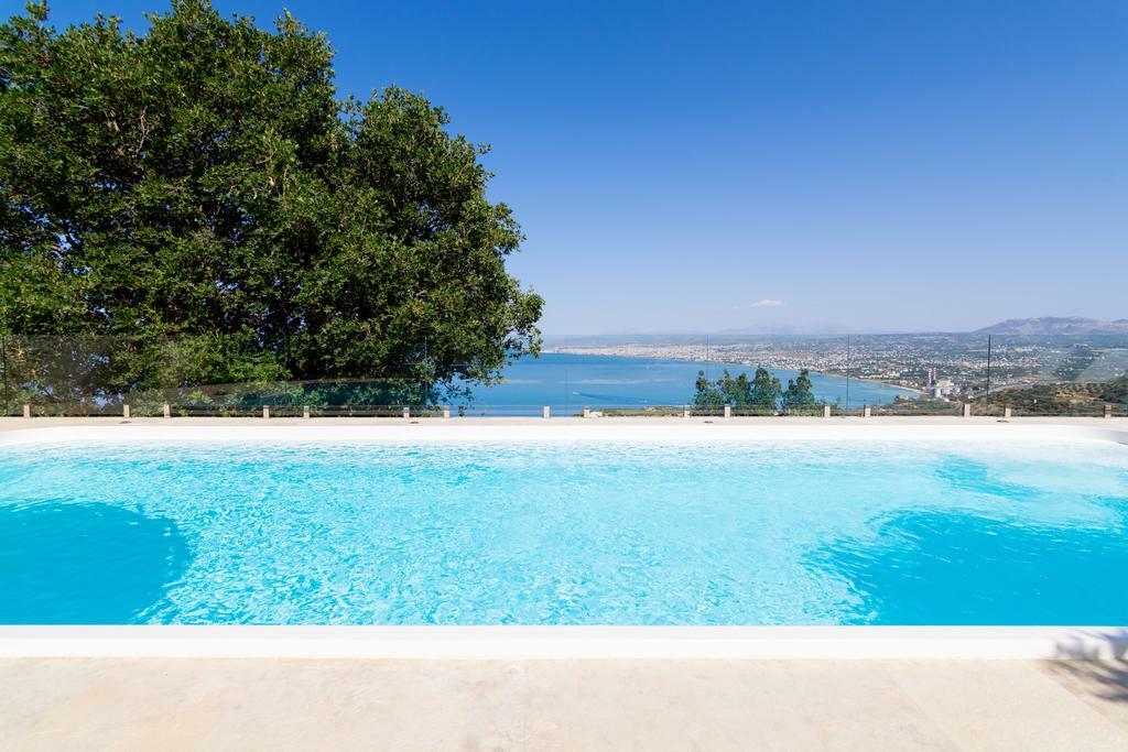 Villa Vollard With Amazing View Pool Iraklio Einrichtungen foto