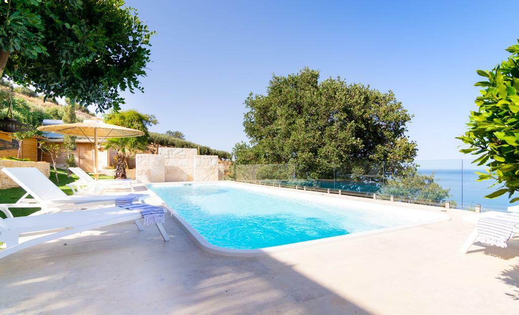 Villa Vollard With Amazing View Pool Iraklio Einrichtungen foto
