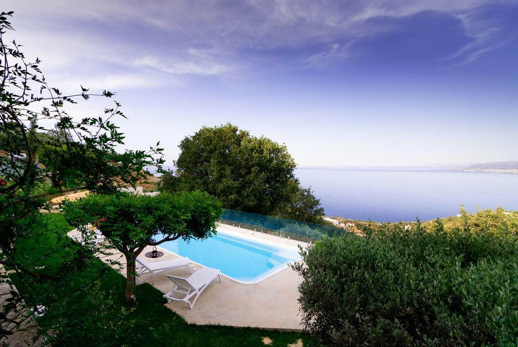 Villa Vollard With Amazing View Pool Iraklio Einrichtungen foto